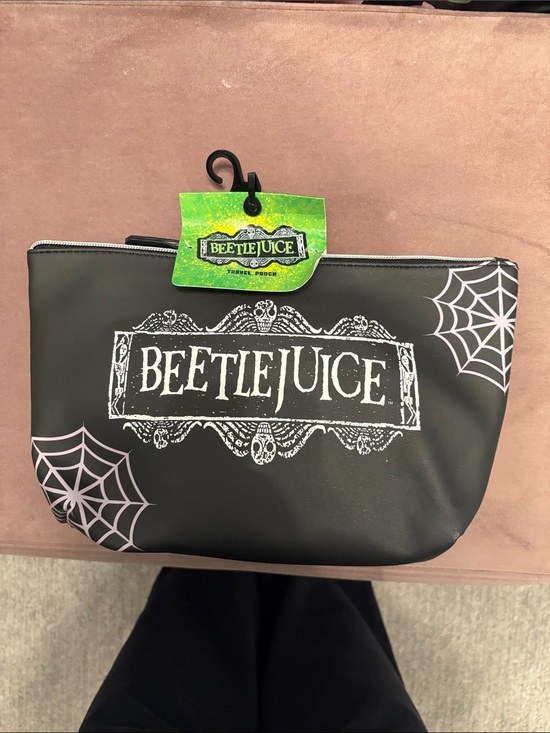 Handbags - Beetlejuice Black Travel Pouch - Logo Cosmetic Bag